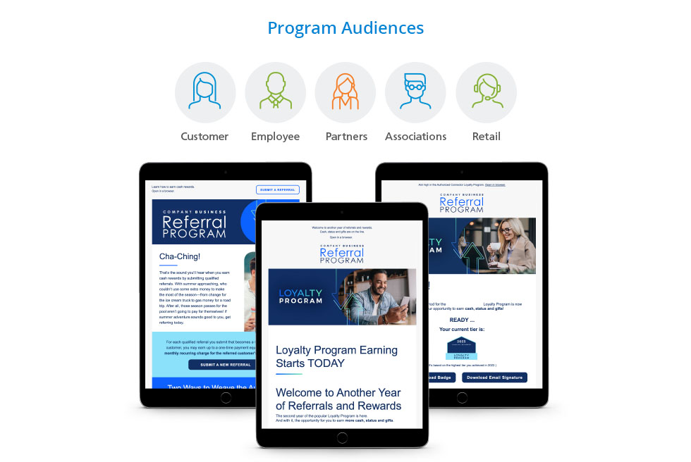 examples of communications tailored to channel program audiences